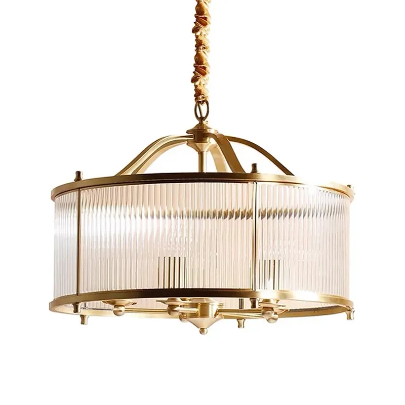 Brass Chandelier Product Vintage Brass Drum Chandelier White Background
