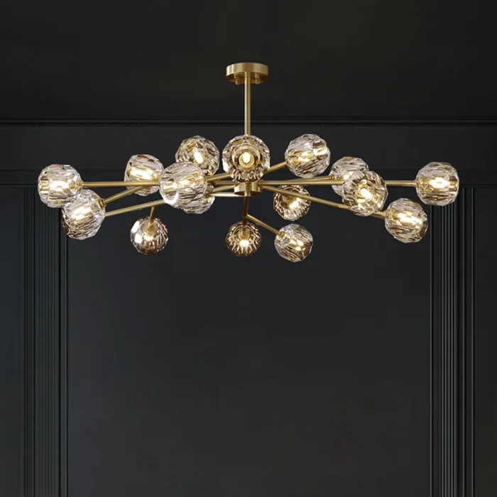 18-Light Luxury Chandelier with 2-Year Warranty