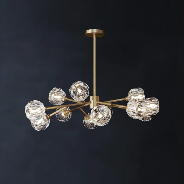 6-Light Luxury Chandelier with 2-Year Warranty
