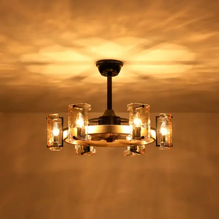 Quiet Fandelier in Luxury Master Bedroom Decor