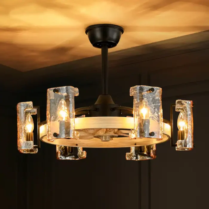 Quiet Fandelier in Luxury Master Bedroom Decor