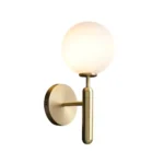Glass Copper Wall Sconce for Modern Decor