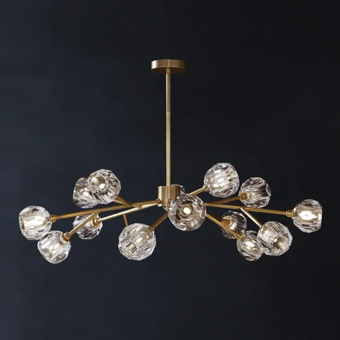 15-Light Luxury Chandelier with 2-Year Warranty