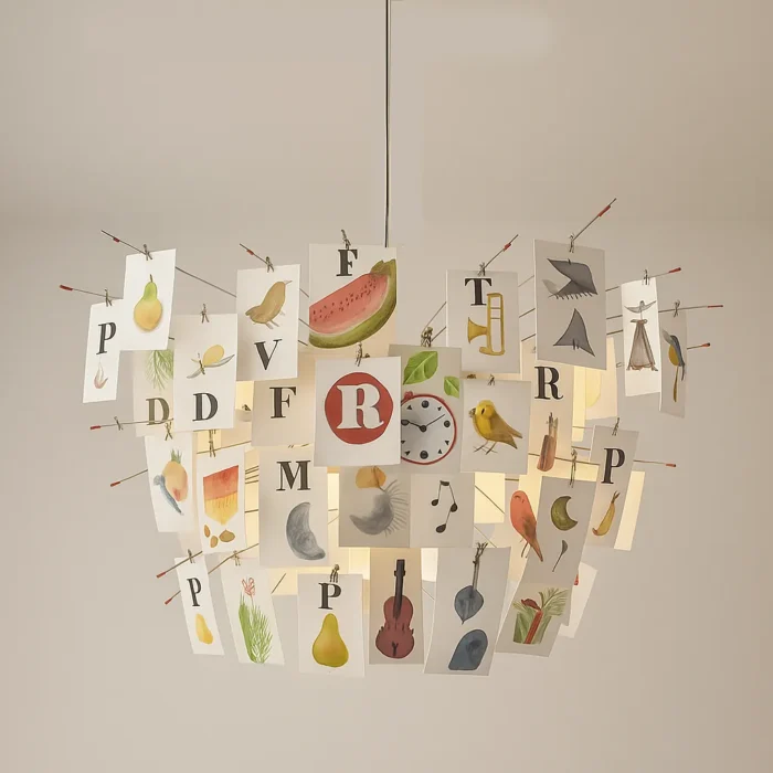 customizable-picture-pendant-light-with-art-cards