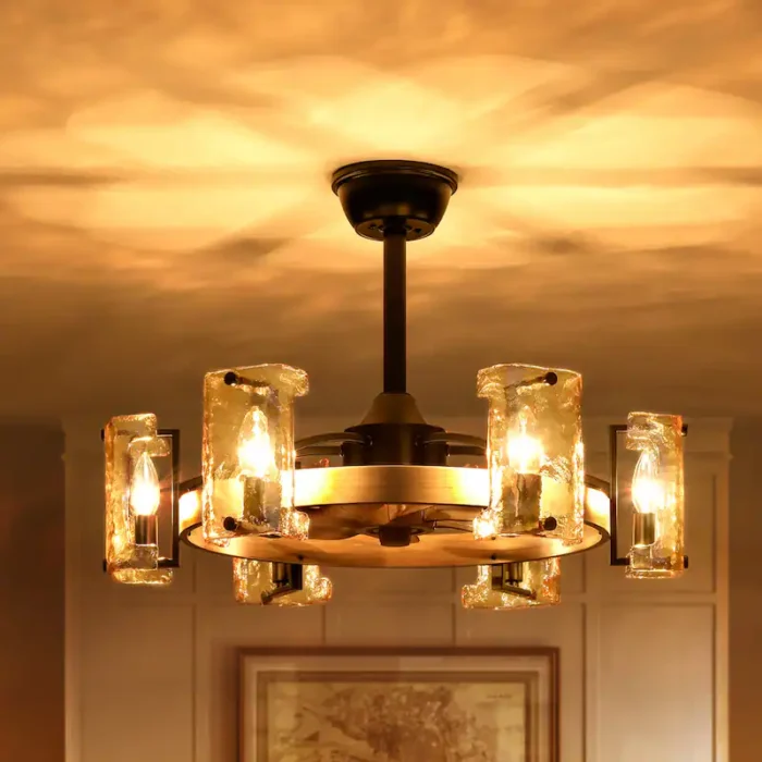 Quiet Fandelier in Luxury Master Bedroom Decor