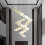 Large Modern Chandelier for Foyer and High Ceiling