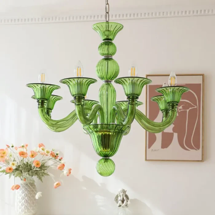 Amber 5-Light Chandelier for Warm Ambiance