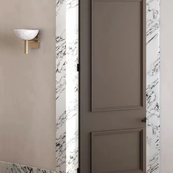 Bedside Copper Alabaster Sconce Bedroom Decor