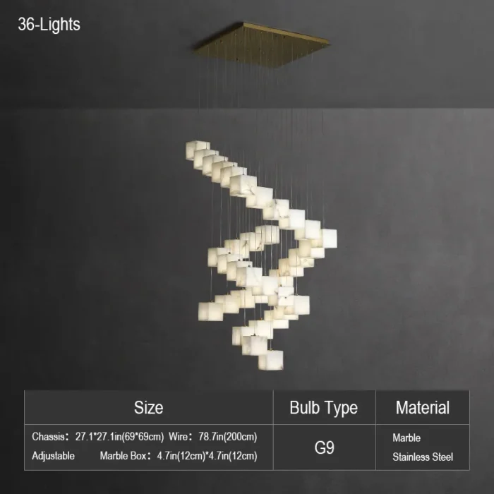 36 Lights Variation Guide for Alabaster Lamps
