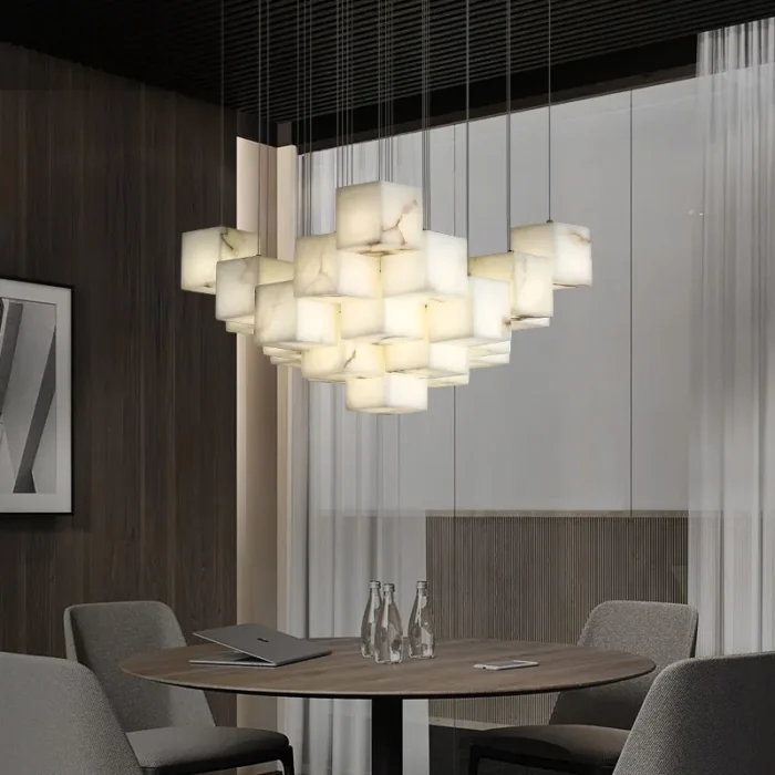 Large Modern Chandelier for Foyer and High Ceiling
