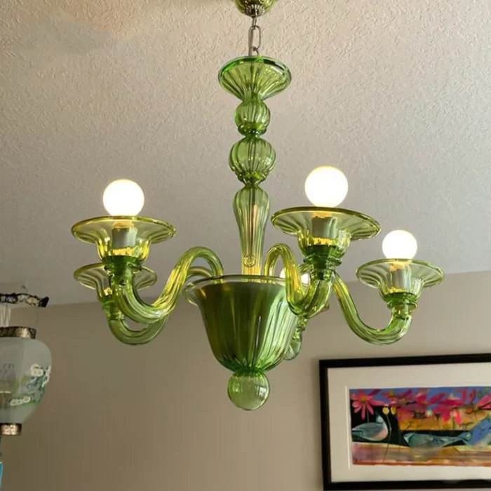 Amber 5-Light Chandelier for Warm Ambiance