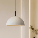 Textured Dome Pendant Light