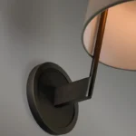 Detail of 1 Solid Copper Support for Linen Sconce