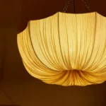 Close-up of pleated fabric texture and folds