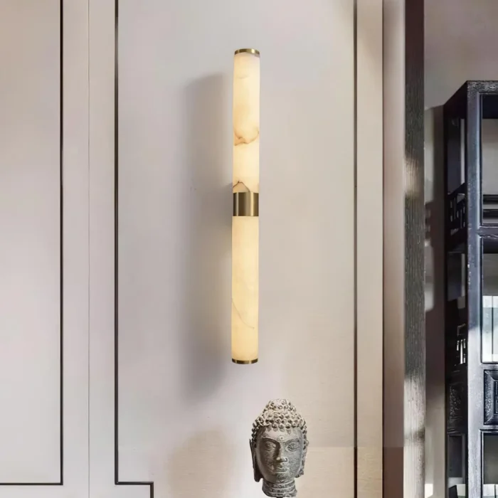 Sophisticated Bedside Reading Lamp Alabaster Wall Light