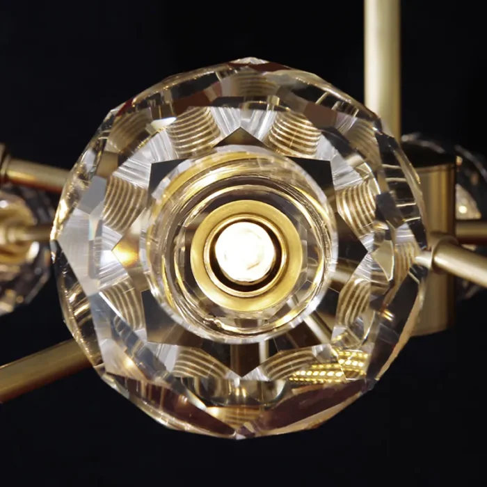 High-Quality H65 Brass and Crystal Detail