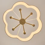 Scalloped Capiz Shell Chandelier Flower Shape View