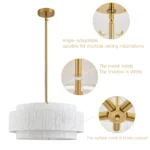 Detailed Texture of Hand-Woven White Raffia Fibers